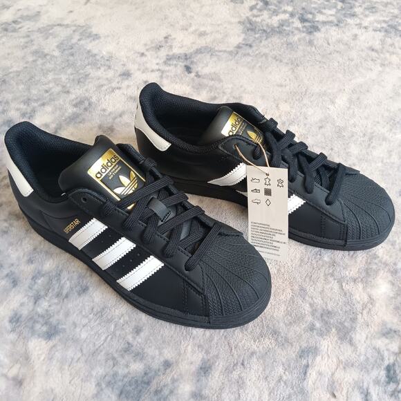 ADIDAS ORIGINALS SUPERSTAR BLACK WHITE EG4959 MEN'S 5 - Picture 5 of 13